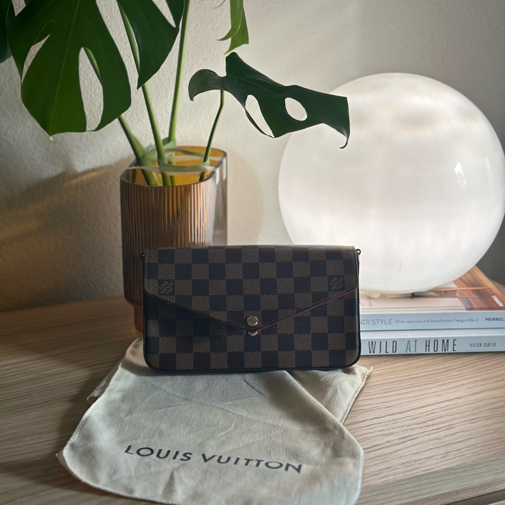 Félicie Pochette in Damier Ebene